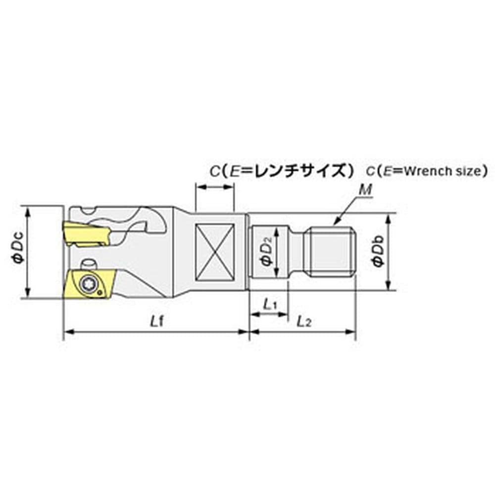 Beli Moldino (Mitsubishi Hitachi Tool) Cutter ASMM0712R-3 1pc